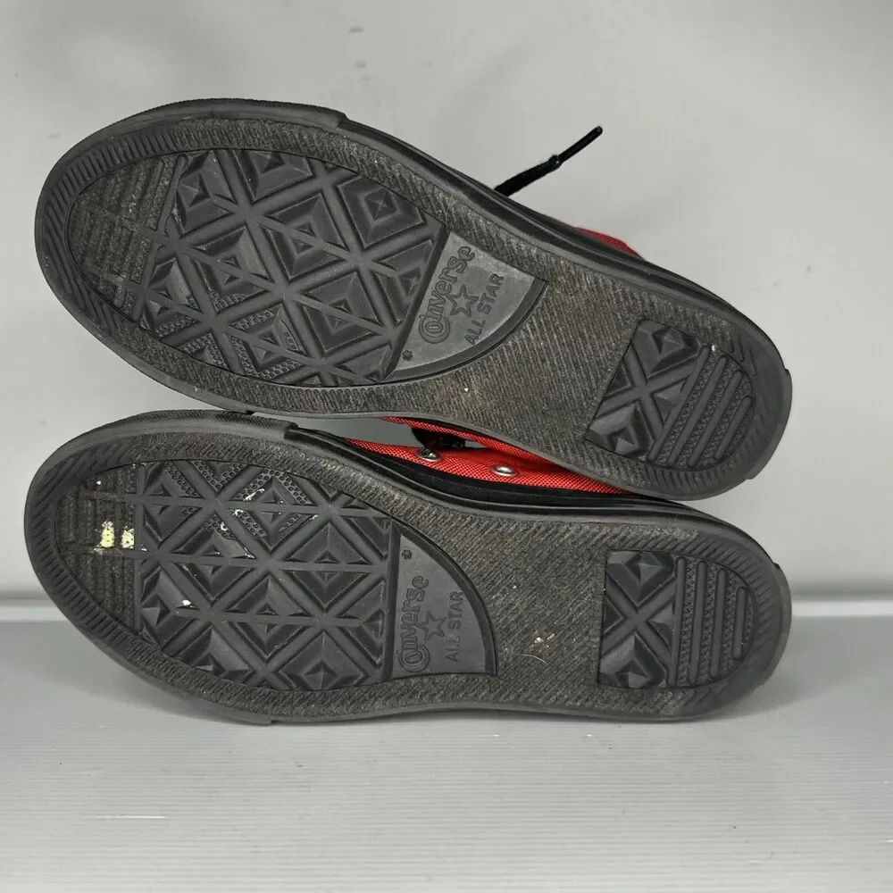 Red And Black Converse Boys Size 13.5Y